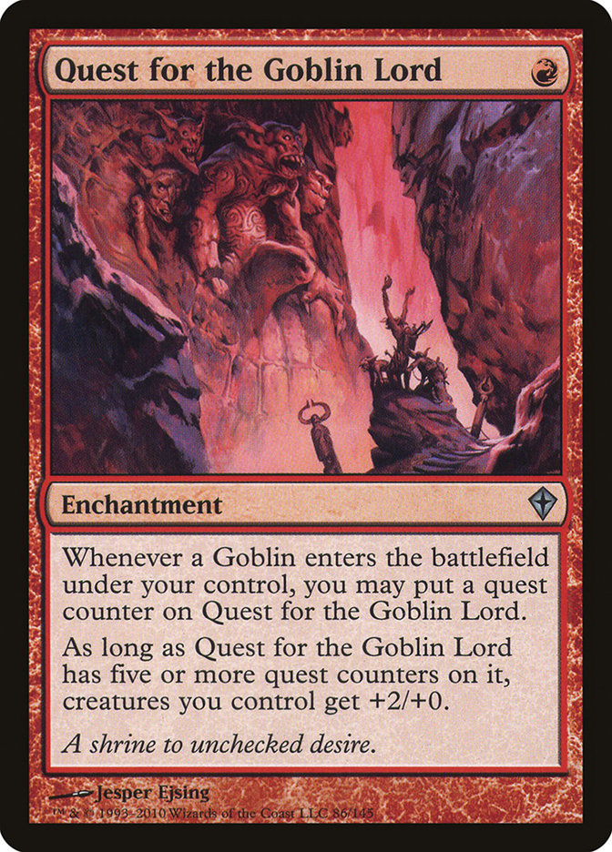 Quest for the Goblin Lord 86/145 (Worldwake)  | Chromatic Games