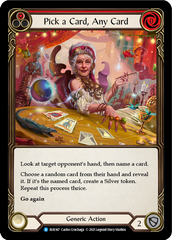 Pick a Card, Any Card (Red) [EVR167] (Everfest)  1st Edition Normal | Chromatic Games