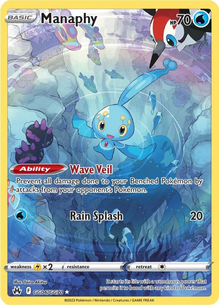 Manaphy (GG06/GG70) [Sword & Shield: Crown Zenith] | Chromatic Games