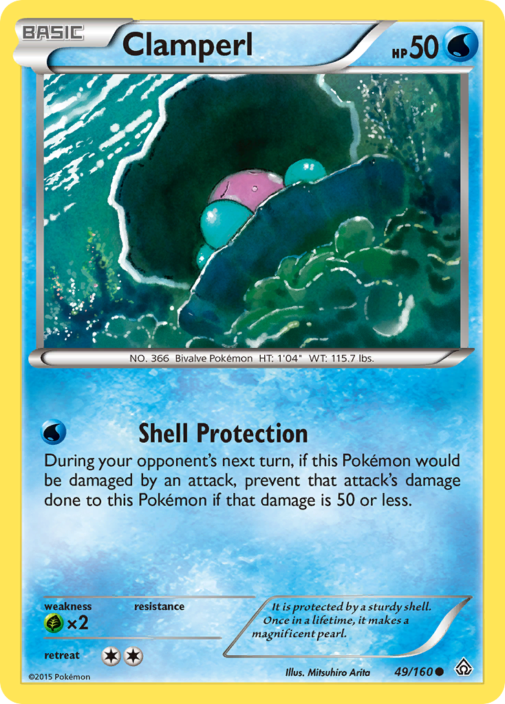 Clamperl (49/160) [XY: Primal Clash] | Chromatic Games