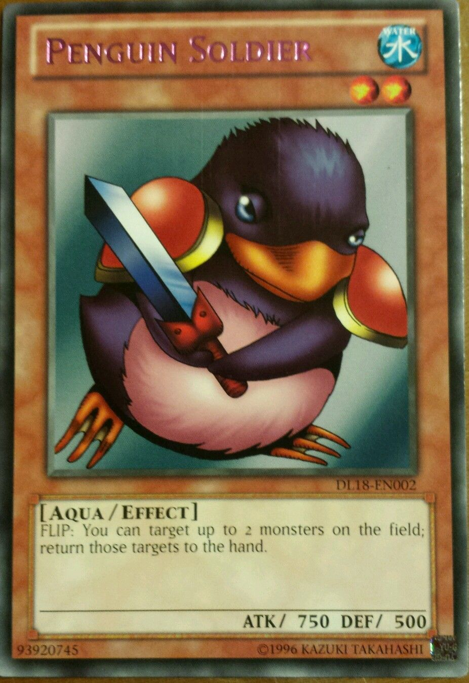 Penguin Soldier (Purple - DL18) [DL18-EN002] Rare | Chromatic Games