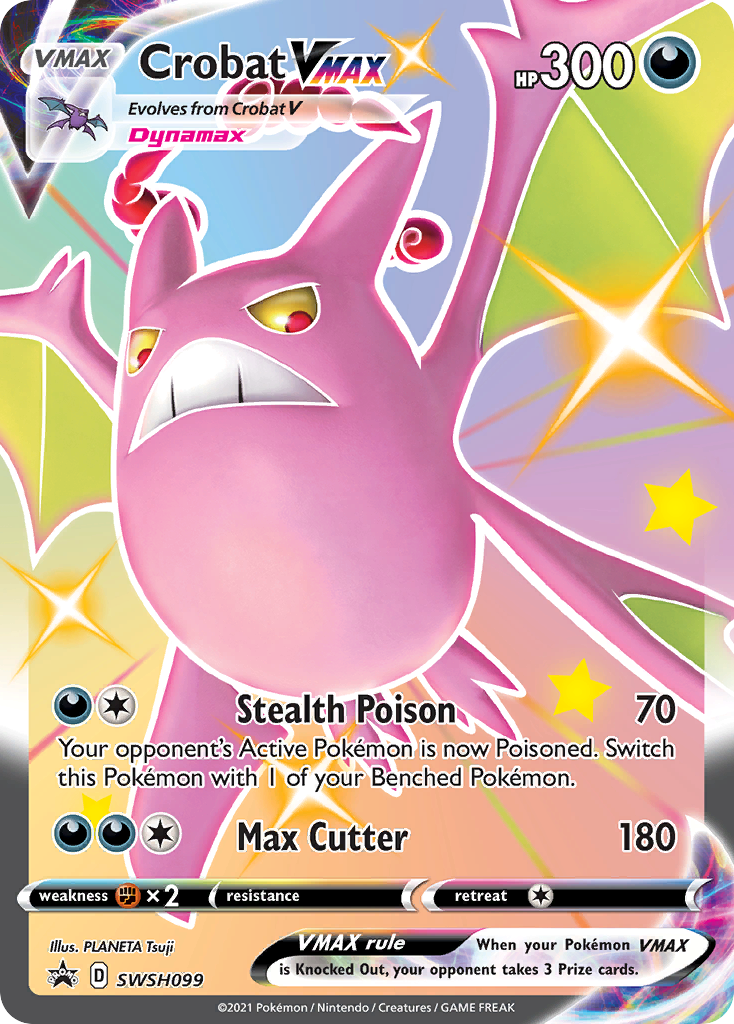 Crobat VMAX (SWSH099) [Sword & Shield: Black Star Promos] | Chromatic Games