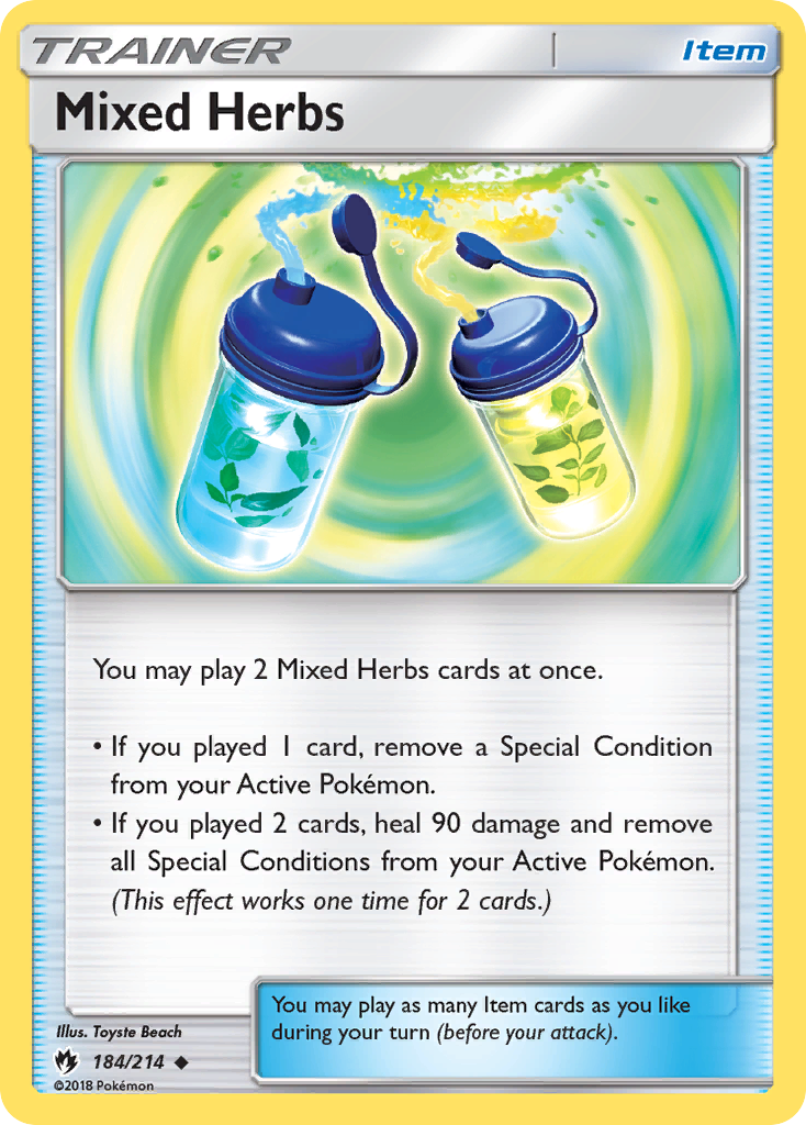 Mixed Herbs (184/214) [Sun & Moon: Lost Thunder] | Chromatic Games