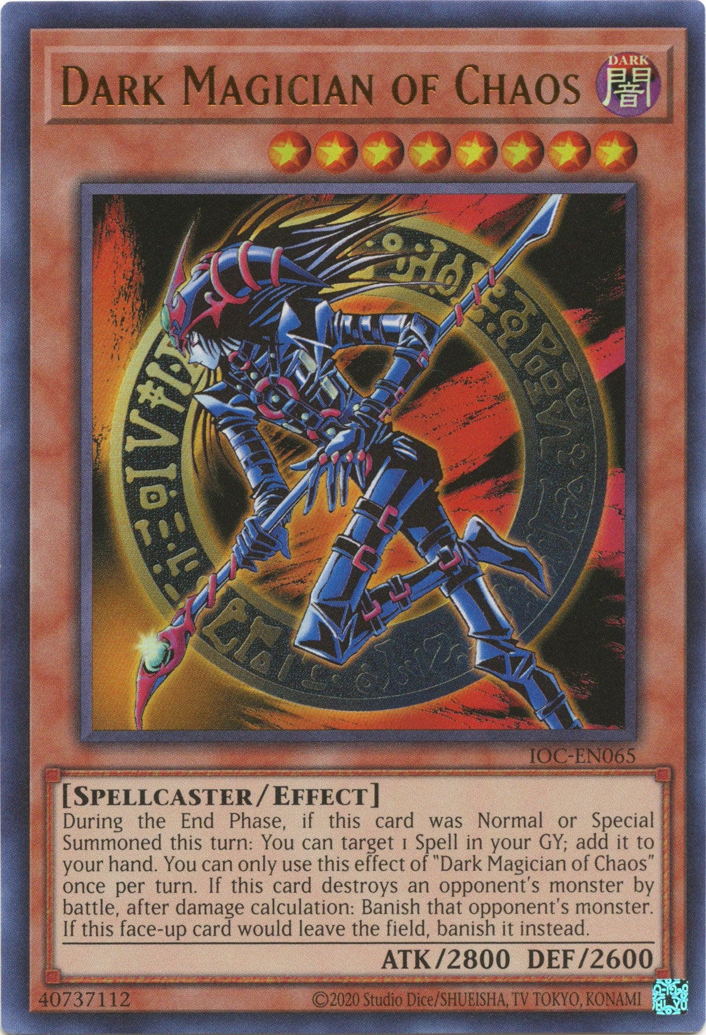 Dark Magician of Chaos (25th Anniversary) [IOC-EN065] Ultra Rare | Chromatic Games