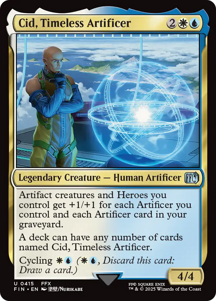 Cid, Timeless Artificer (0415) [FINAL FANTASY] | Chromatic Games
