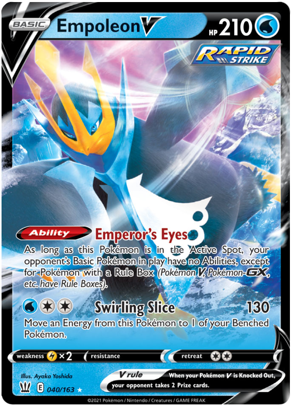 Empoleon V (040/163) [Sword & Shield: Battle Styles] | Chromatic Games