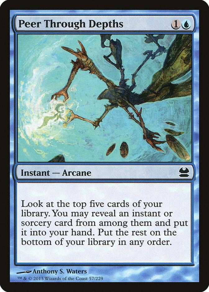 Peer Through Depths 57/229 (Modern Masters)  | Chromatic Games