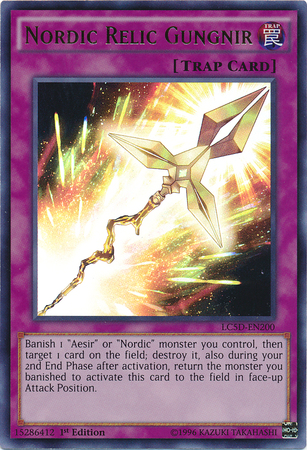 Nordic Relic Gungnir [LC5D-EN200] Ultra Rare | Chromatic Games