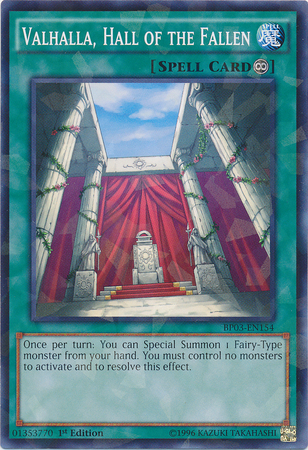 Valhalla, Hall of the Fallen [BP03-EN154] Shatterfoil Rare | Chromatic Games