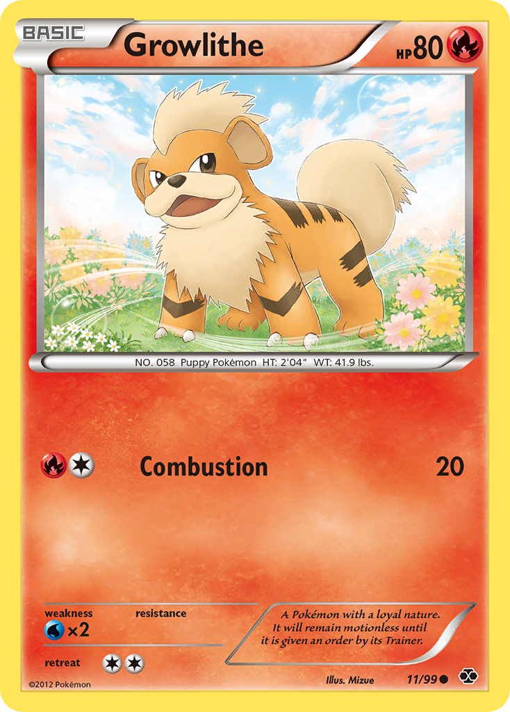 Growlithe (11/99) [Black & White: Next Destinies] | Chromatic Games