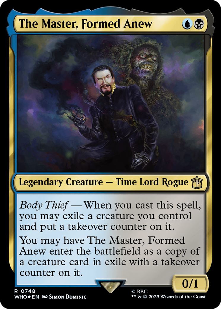 The Master, Formed Anew (Surge Foil) [Doctor Who] | Chromatic Games