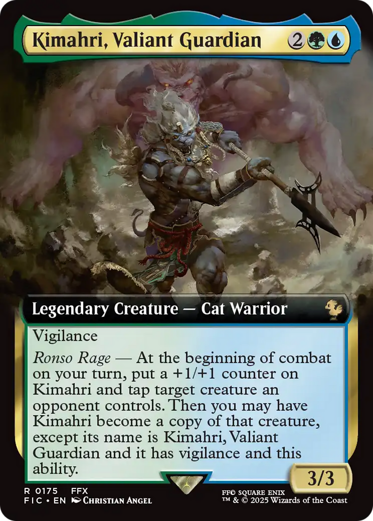 Kimahri, Valiant Guardian (Extended Art) [FINAL FANTASY Commander] | Chromatic Games