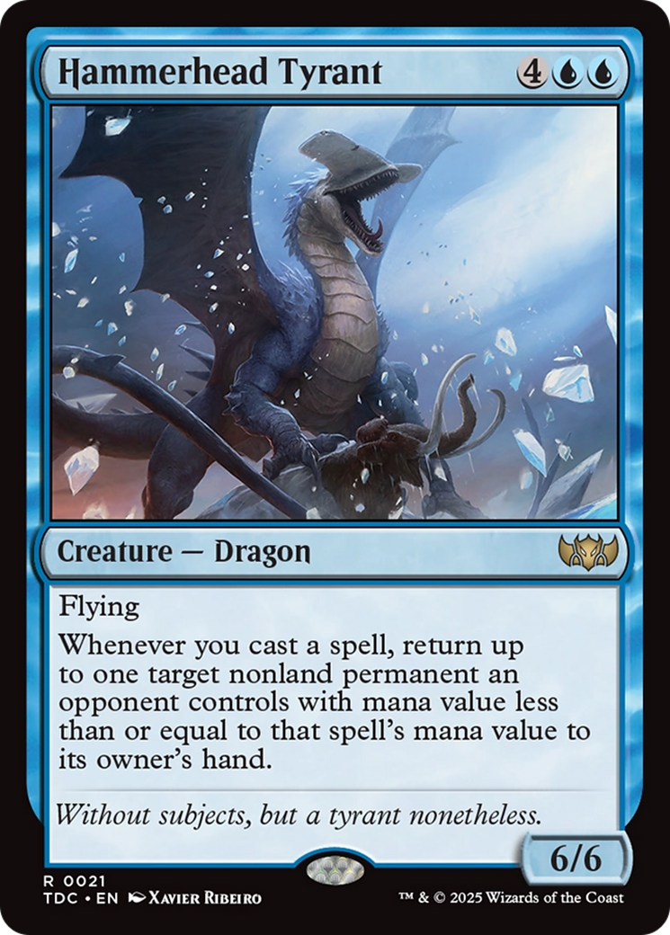 Hammerhead Tyrant [Tarkir: Dragonstorm Commander] | Chromatic Games