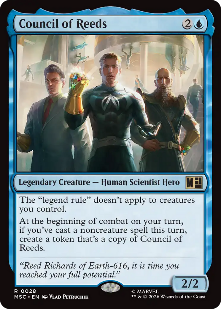 Council of Reeds (Surge Foil) [Marvel Super Heroes Commander] | Chromatic Games