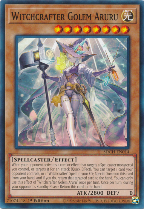 Witchcrafter Golem Aruru [SDCH-EN014] Common | Chromatic Games