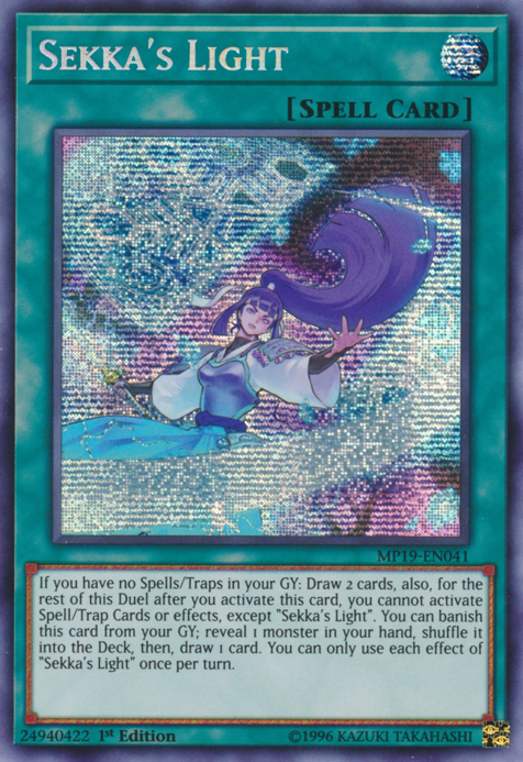 Sekka's Light [MP19-EN041] Prismatic Secret Rare | Chromatic Games