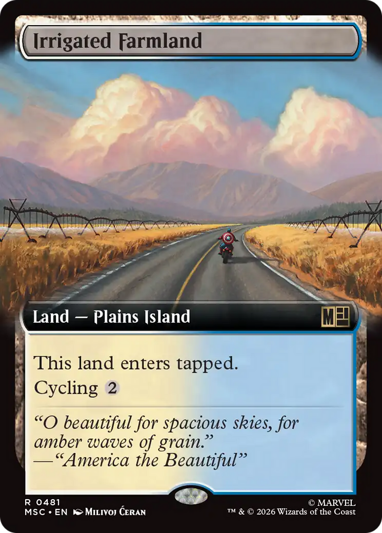 Irrigated Farmland (Extended Art) [Marvel Super Heroes Commander] | Chromatic Games