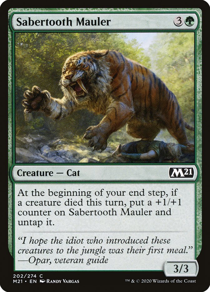 Sabertooth Mauler 202 (Core Set 2021)  | Chromatic Games