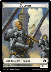 Eldrazi Spawn // Soldier Double-Sided Token [Modern Horizons 3 Tokens] | Chromatic Games