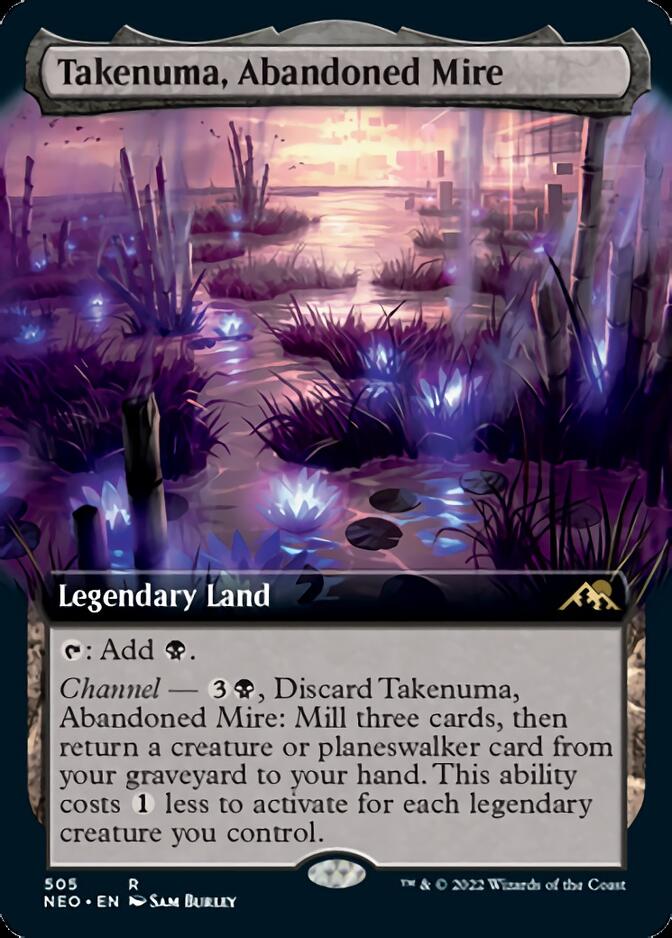 Takenuma, Abandoned Mire (Extended Art) [Kamigawa: Neon Dynasty] | Chromatic Games