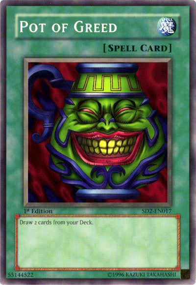 Pot of Greed [SD2-EN017] Common | Chromatic Games