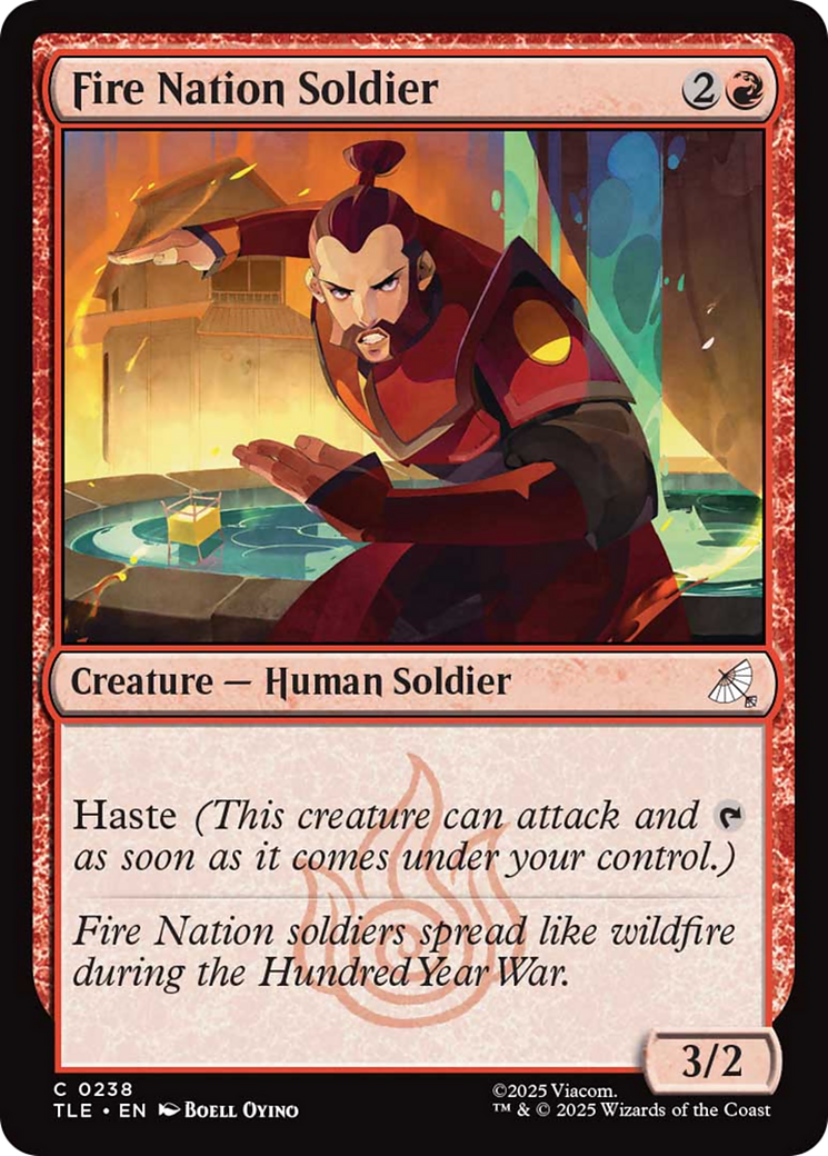 Fire Nation Soldier [Avatar: The Last Airbender: Eternal-Legal] | Chromatic Games