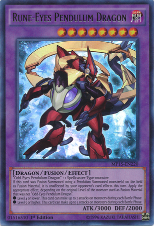 Rune-Eyes Pendulum Dragon [MP15-EN220] Ultra Rare | Chromatic Games