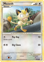 Meowth (75/123) [HeartGold & SoulSilver: Base Set] | Chromatic Games