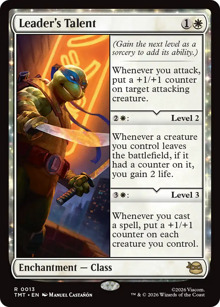 Leader's Talent [Teenage Mutant Ninja Turtles] | Chromatic Games