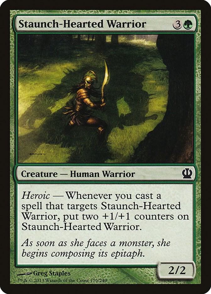 Staunch-Hearted Warrior 179/249 (Theros)  | Chromatic Games