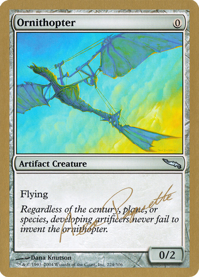 Ornithopter (Aeo Paquette) [World Championship Decks 2004] | Chromatic Games