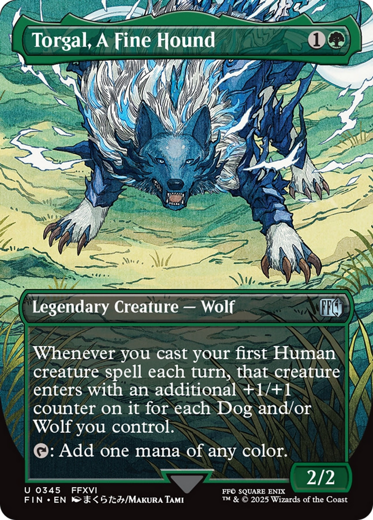 Torgal, A Fine Hound (Borderless) [FINAL FANTASY] | Chromatic Games