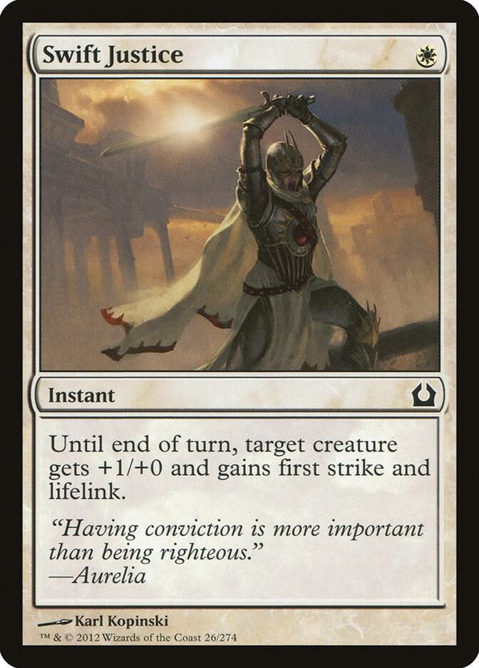 Swift Justice 26/274 (Return to Ravnica)  | Chromatic Games