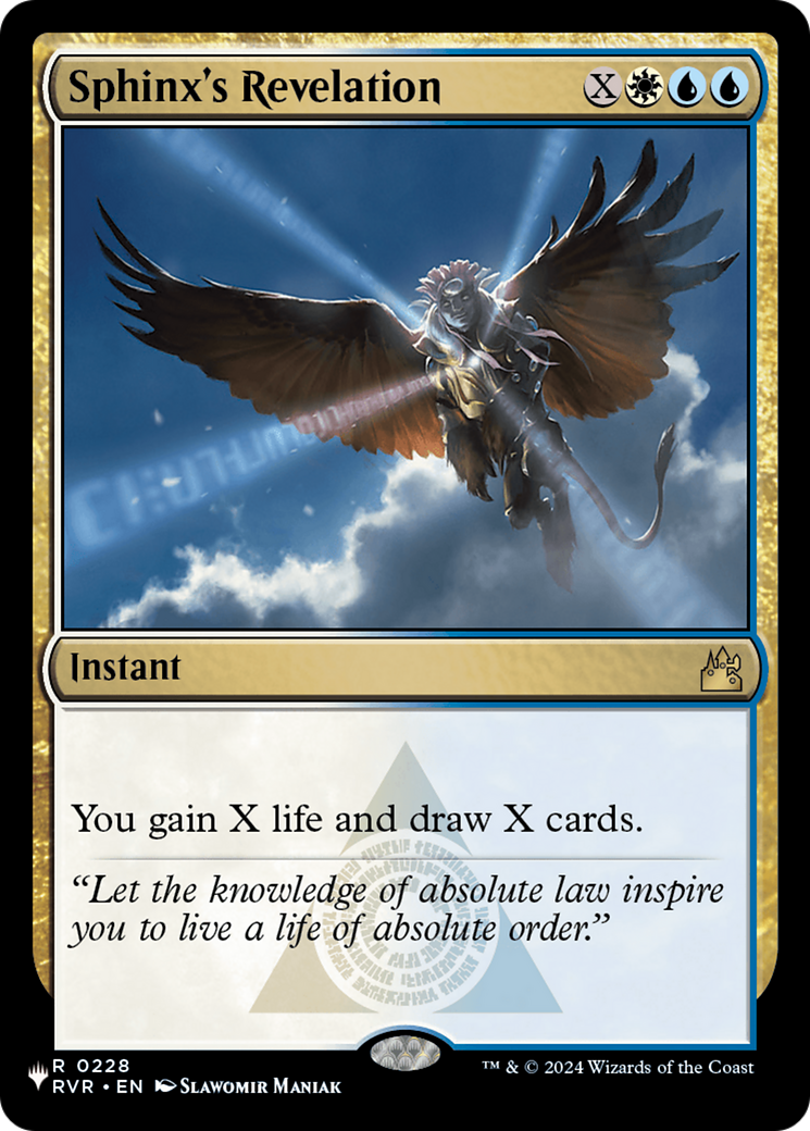Sphinx's Revelation [The List] | Chromatic Games