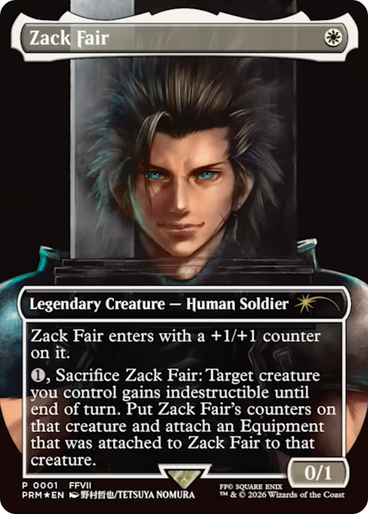 Zack Fair [Media Promos] | Chromatic Games