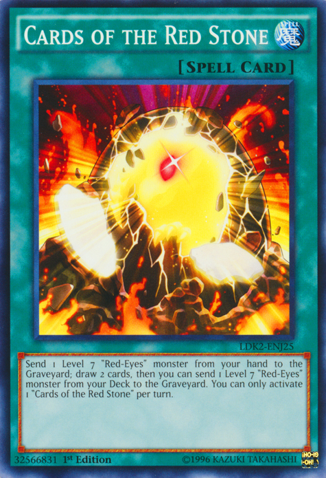 Cards of the Red Stone [LDK2-ENJ25] Common | Chromatic Games