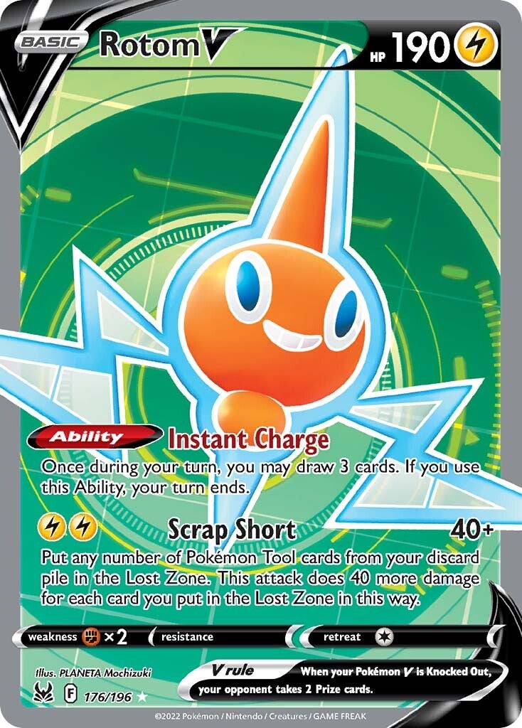 Rotom V (176/196) [Sword & Shield: Lost Origin] | Chromatic Games