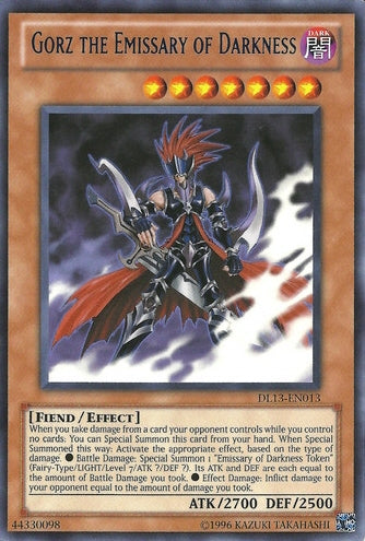 Gorz the Emissary of Darkness (Blue) [DL13-EN013] Rare | Chromatic Games