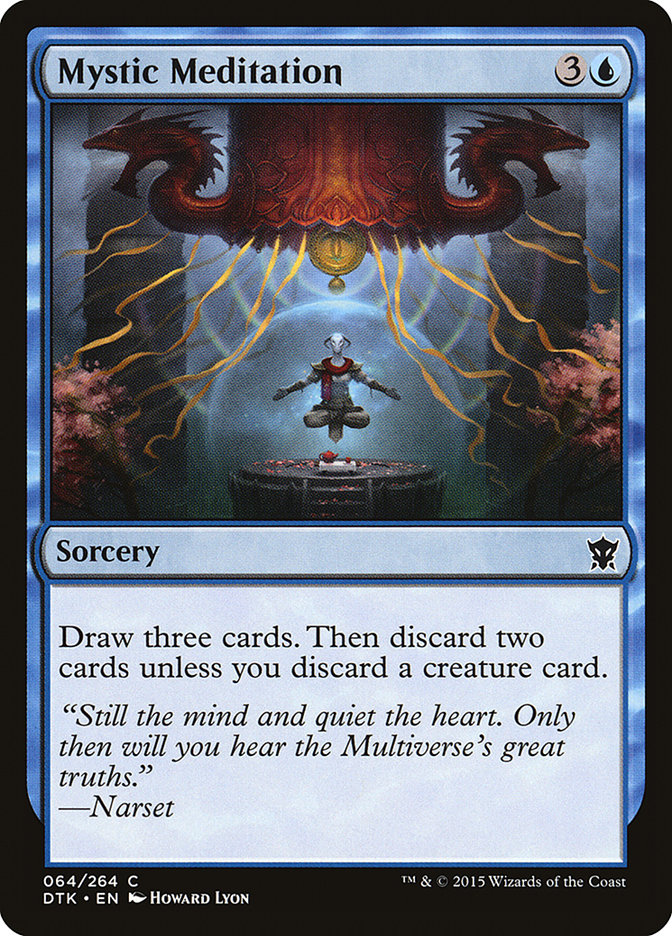 Mystic Meditation 64/264 (Dragons of Tarkir)  | Chromatic Games