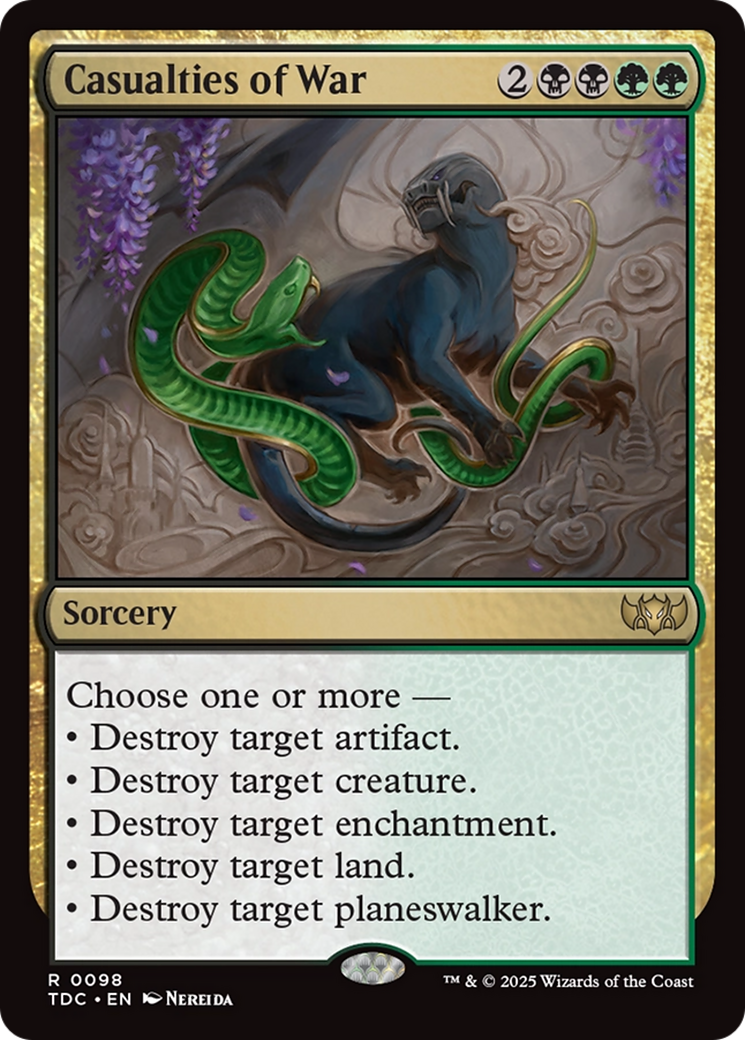 Casualties of War [Tarkir: Dragonstorm Commander] | Chromatic Games