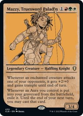 Mazzy Truesword Paladin Showcase 430 (Commander Legends: Battle for Baldur's Gate)  | Chromatic Games