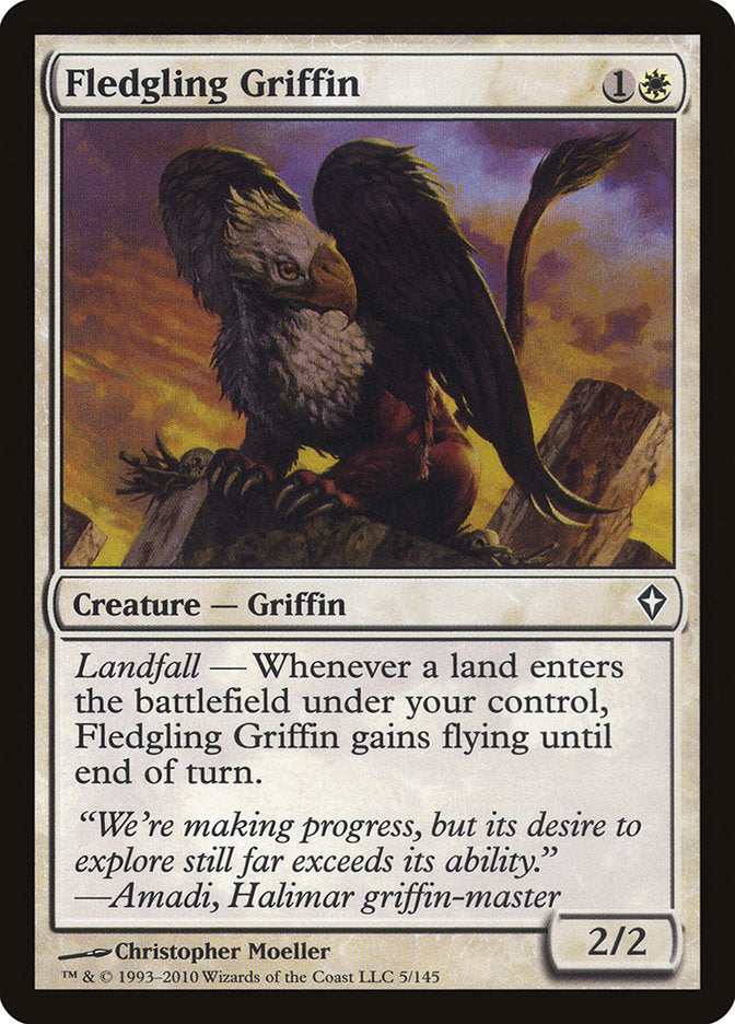 Fledgling Griffin 5/145 (Worldwake)  | Chromatic Games
