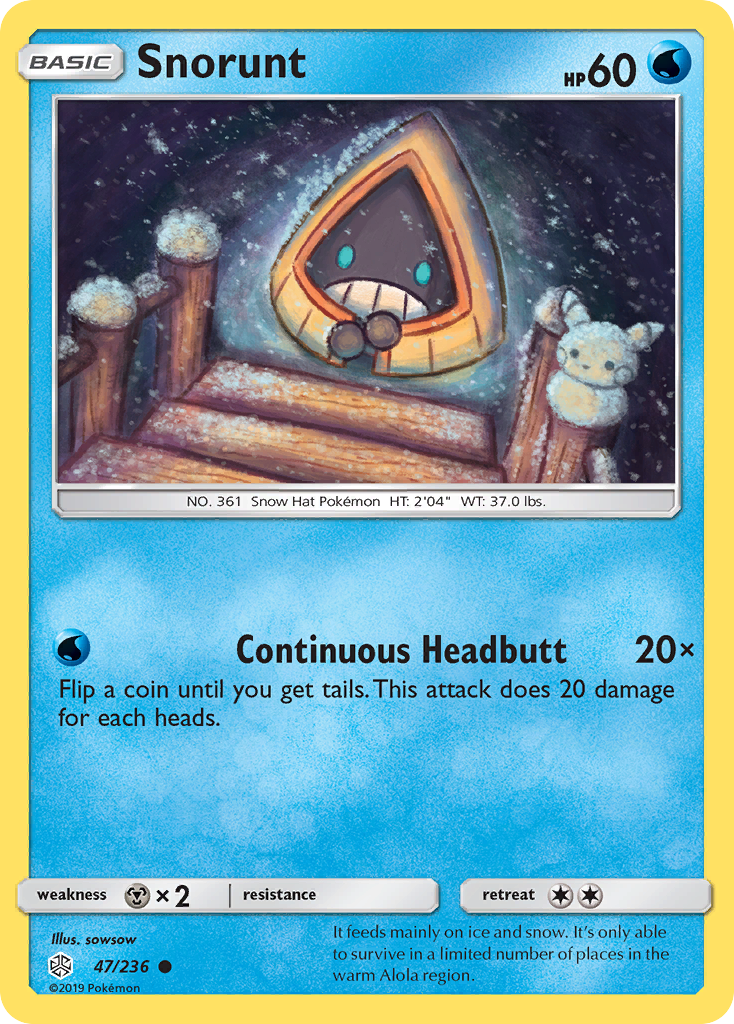 Snorunt (47/236) [Sun & Moon: Cosmic Eclipse] | Chromatic Games