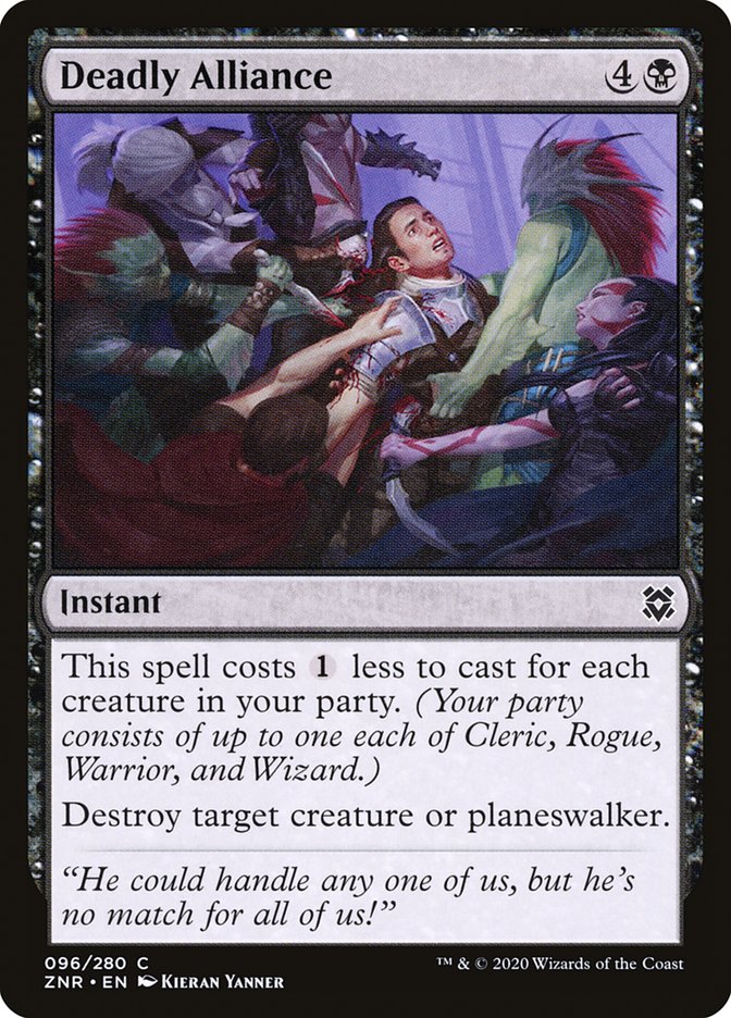Deadly Alliance 96/280 (Zendikar Rising)  - Foil | Chromatic Games