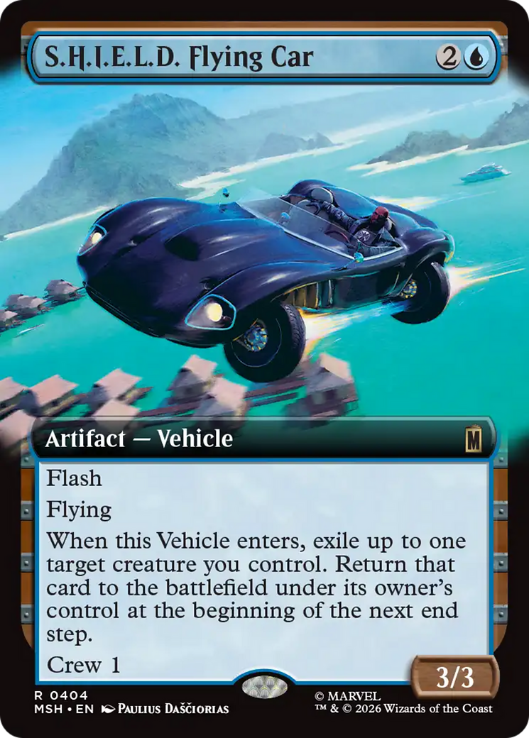 S.H.I.E.L.D. Flying Car (Extended Art) [Marvel Super Heroes] | Chromatic Games
