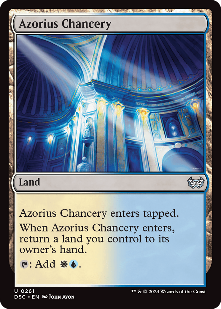 Azorius Chancery [Duskmourn: House of Horror Commander] | Chromatic Games