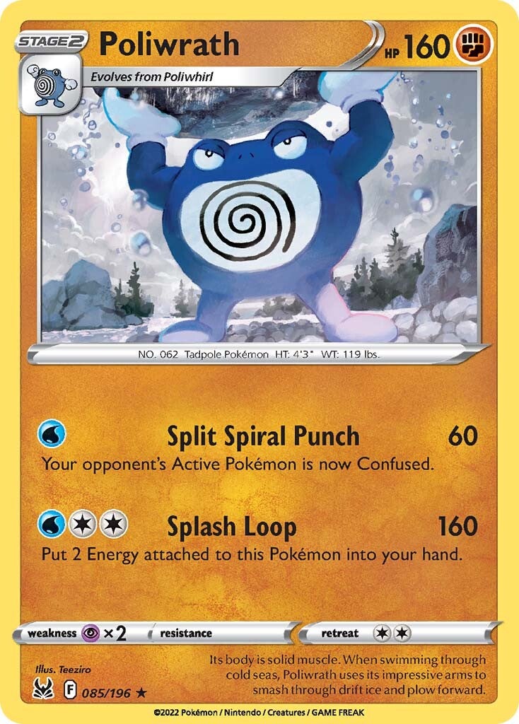 Poliwrath (085/196) [Sword & Shield: Lost Origin] | Chromatic Games