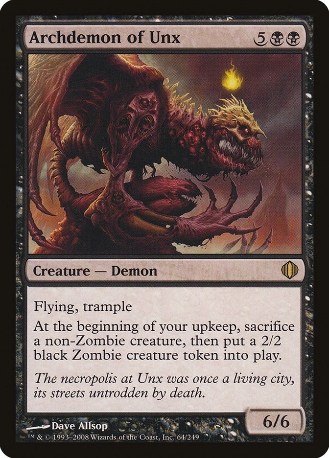 Archdemon of Unx 64/249 (Shards of Alara)  | Chromatic Games