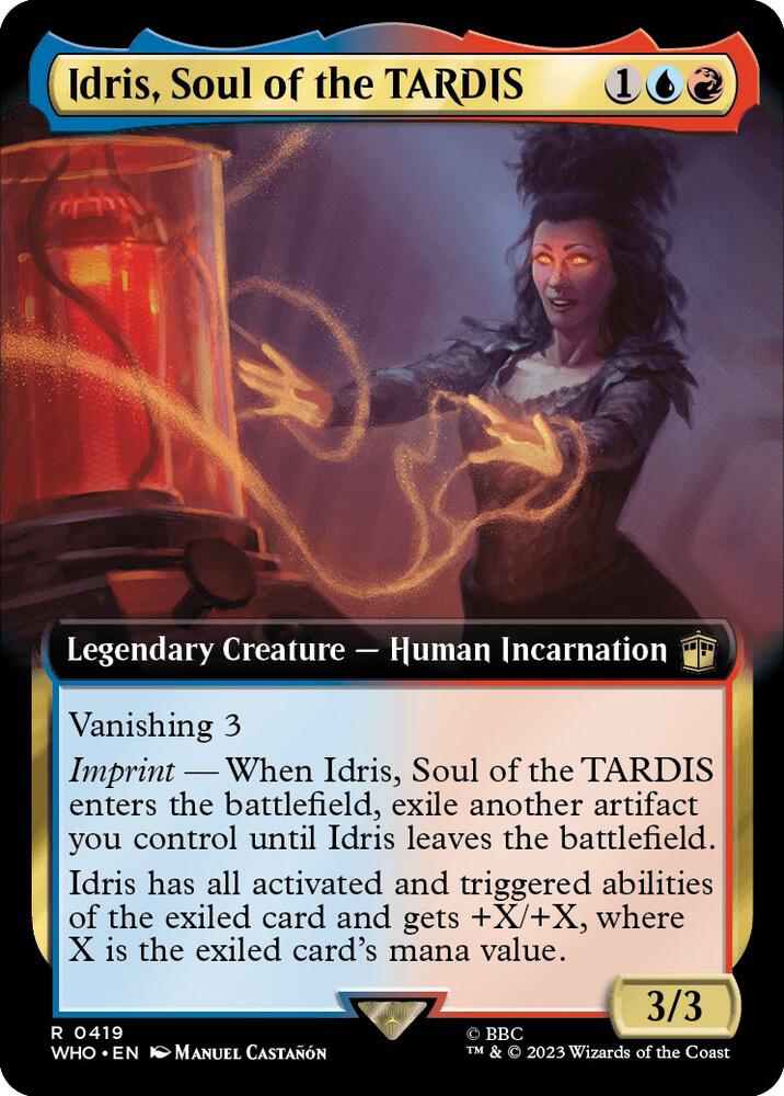 Idris, Soul of the TARDIS 419/331 (Universes Beyond: Doctor Who)  - Extended Art Foil | Chromatic Games