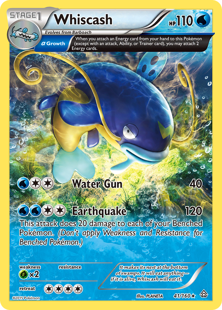 Whiscash (41/160) [XY: Primal Clash] | Chromatic Games